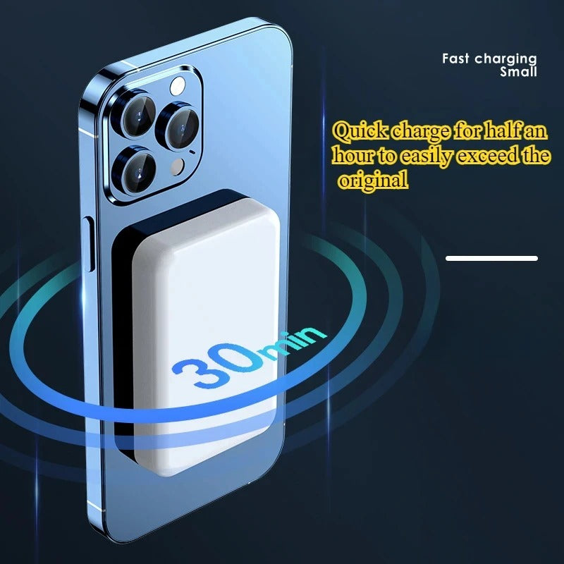 MagSafe magnetic power bank, front view