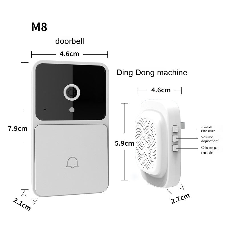Video doorbell camera and accessories included in the box