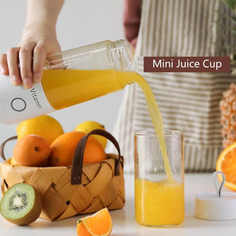 Portable blender bottle, front view
