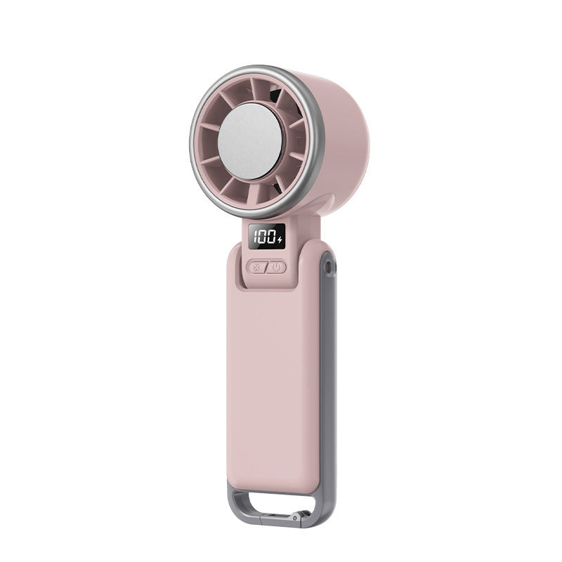 Portable neck fan, front view