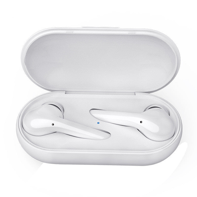 Wireless earbuds with battery-level display