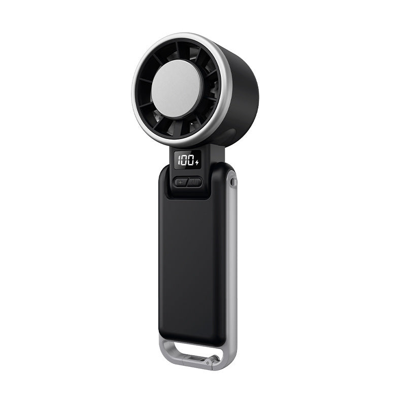 USB rechargeable portable fan close-up