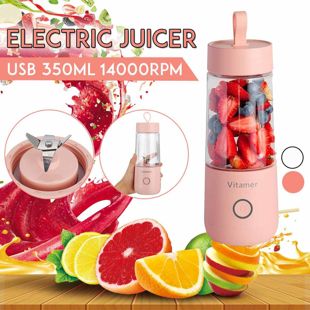 Portable USB rechargeable blender and smoothie maker