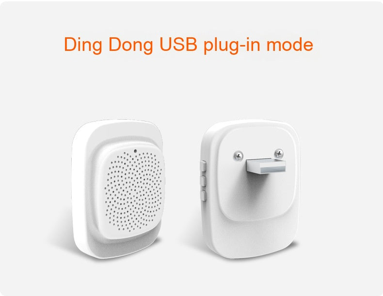 Indoor chime unit included with the video doorbell
