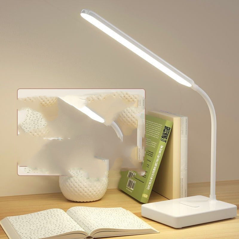 Adjustable LED desk lamp close-up